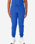 TiScrubs Royal Blue Women's Stretch Perfect Jogger Pants Front View Pants Only