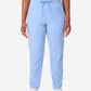 TiScrubs Ceil Blue Women's Stretch 9-Pocket Pants Front View Pants Only