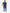 TiScrubs Stretch Navy Blue Men's Jogger Scrub Pants and Double-Pocket Top Untucked Full Body Front