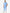 TiScrubs Men's Ceil Blue Double-Pocket Scrub Top Untucked and Joggers Full Body Front