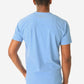 TiScrubs Men's Ceil Blue Double-Pocket Top Only Untucked Back