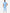TiScrubs Men's Stretch Ceil Blue Jogger Scrub and Double-Pocket Top Tucked Full Body Back