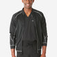 TiScrubs Real Black Men's Mesh Scrub Jacket Only Front