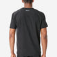 TiScrubs Men's Real Black Double-Pocket Top Only Untucked Back