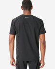 TiScrubs Men's Real Black Double-Pocket Top Only Untucked Back