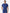Men's Double-Pocket Scrub Top Navy Blue Tucked Front View