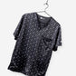Men's Dental Print Scrub Top with Teeth and Toothpaste for dentists and dental hygienists with 3 pockets