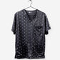 Men's Dental Print Scrub Top with Teeth and Toothpaste for dentists and dental hygienists 
