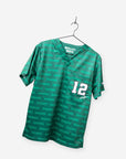 Men's Aaron Rodgers Jersey Scrub Top in Green for football fans