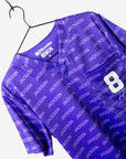 Men's Lamar Jackson Scrub Top for football fans in purple