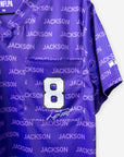 Men's Lamar Jackson Scrub Top for football fans with athletic mesh