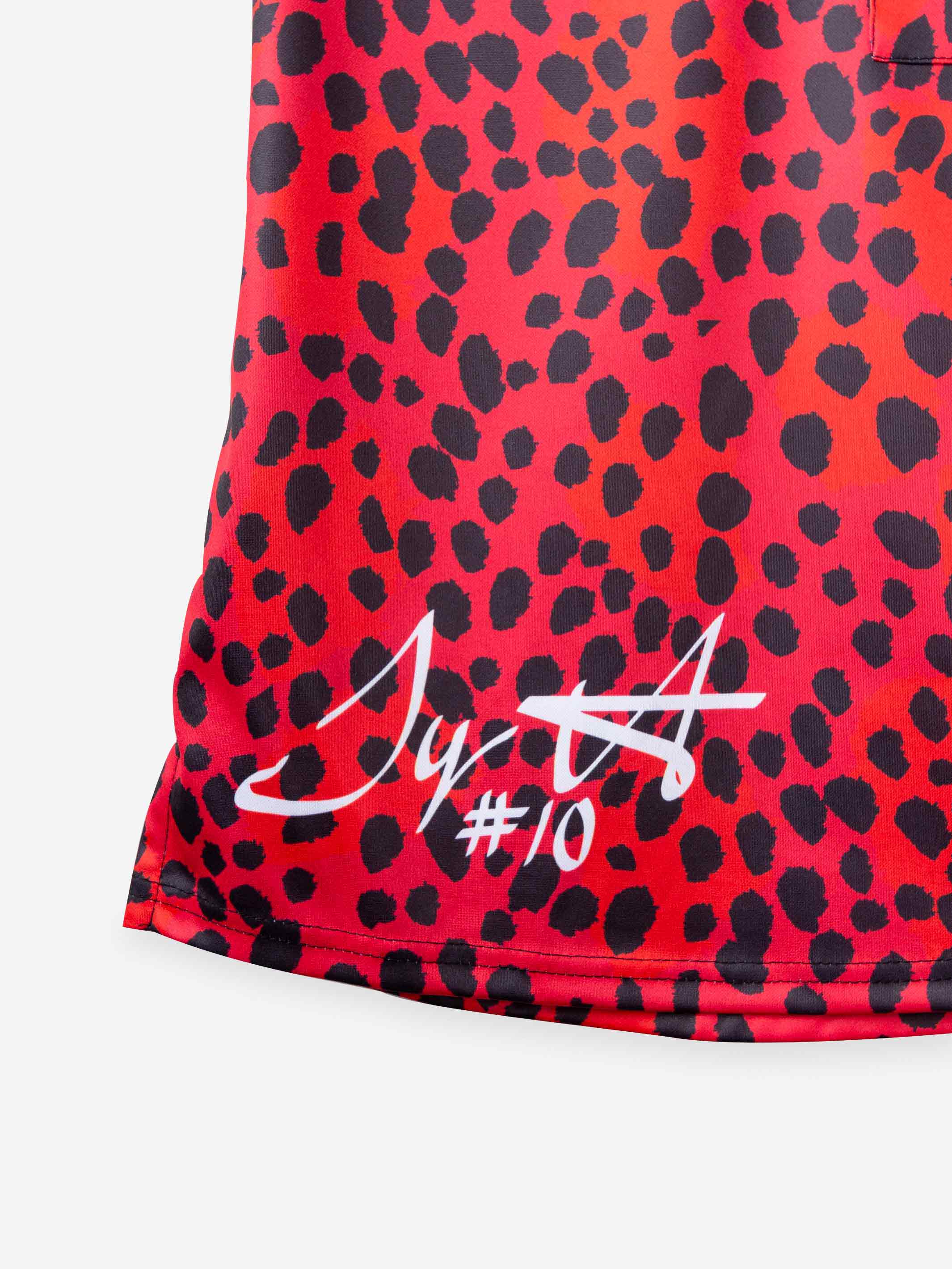 Tyreek Hill Cheetah Print Scrub Top For Women signature
