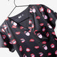 Women's Dental Print Scrub Top with Smiles and Teeth for dentists and dental hygienists with 3 pockets