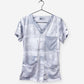 Women's Duct Tape Print Scrub top with 3 pockets
