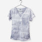 Women's Duct Tape Print Scrub top with one pocket