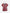 Women's Charlie Hustle Print Scrub Top in Red and Gold hearts and 1 pocket