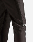 Men's Slim Fit Scrub Pants in Real Black Side View