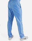 Men's Slim Fit Scrub Pants in ceil-blue