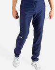 Men's Slim Fit Scrub Pants in navy-blue