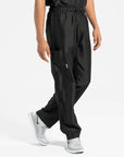 mens Elements short and tall relaxed fit scrub pants black