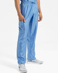 mens Elements short and tall relaxed fit scrub pants ceil-blue