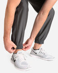 Men's Jogger Scrub Pants in Dark gray Ankle Cuff View