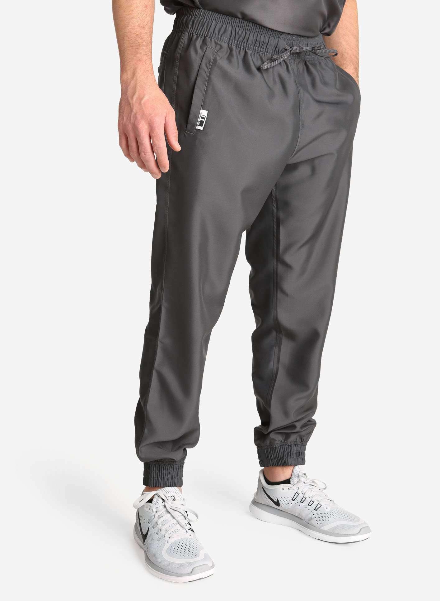 Men's Jogger Scrub Pants in Dark gray