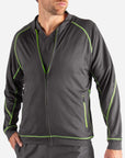 mens Elements scrub jacket dark gray