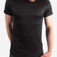 Men's black short sleeve underscrub black