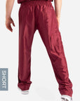 mens Elements short and tall relaxed fit scrub pants burgundy