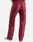 womens Elements cargo pocket straight leg scrub pants bold burgundy