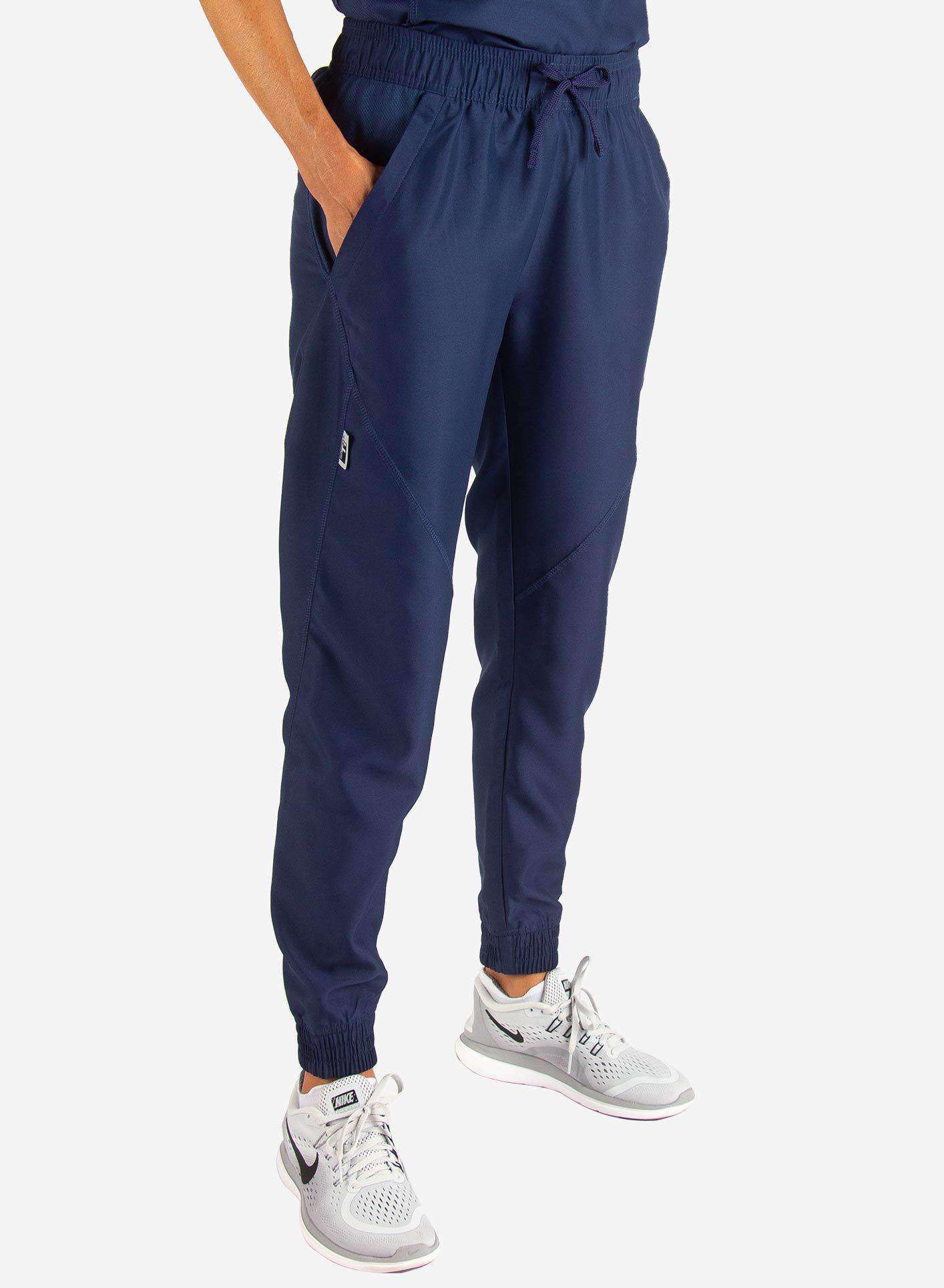 Women's Jogger Scrub Pants in navy-blue