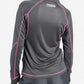 womens Elements scrub jacket dark gray