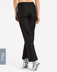 womens tall cargo pocket straight leg scrub pants black 